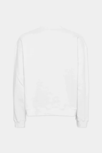 Relax Fit Tactile Logo Crewneck