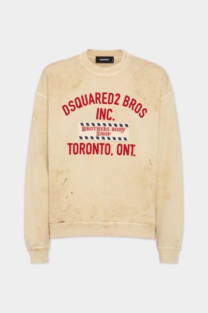 Relax Fit Dirty Crewneck
