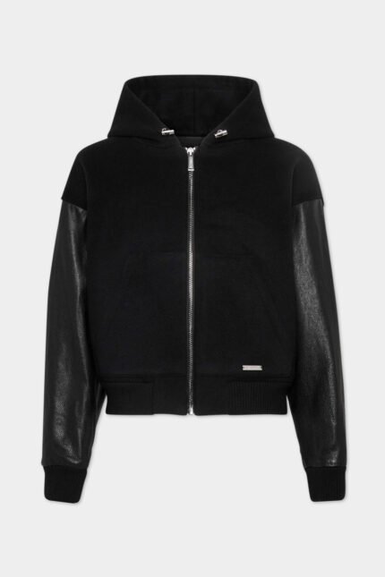 Hooded '80s Bomber