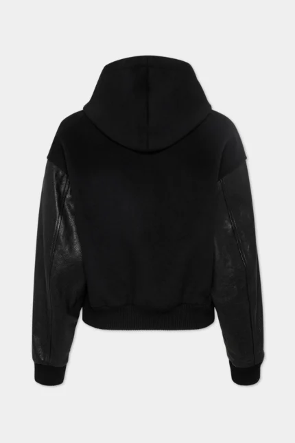 Hooded '80s Bomber