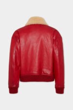 Leather Aviator Bomber