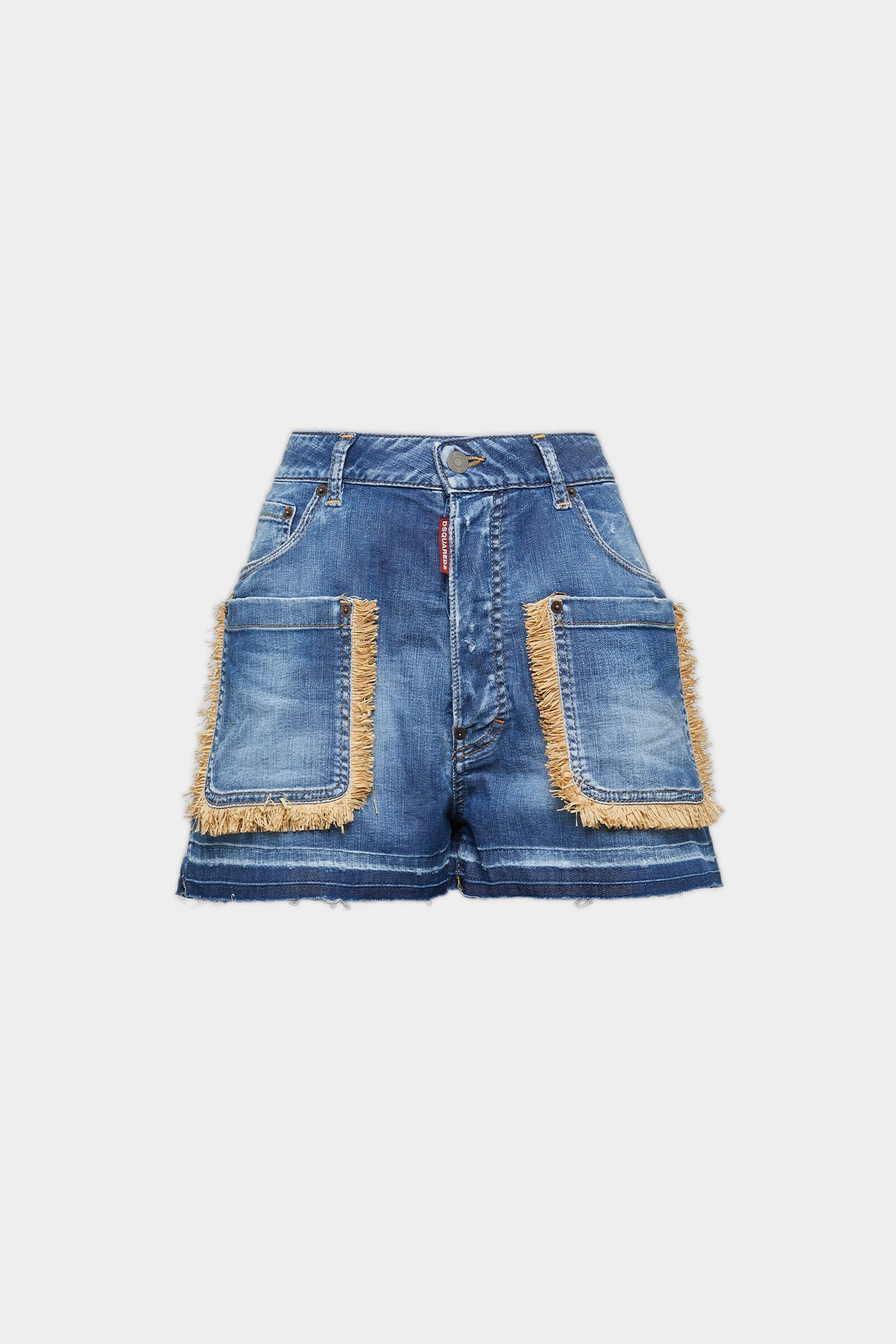 Summer Lovers Medium Wash Stretch Denim Baggy Shorts Summer Lovers Medium Wash Stretch Denim Baggy Shorts