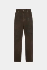 Bull Leatherette Wash Loose Jeans