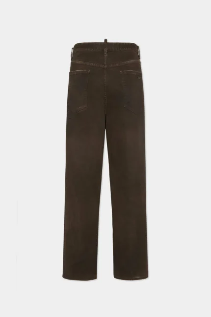 Bull Leatherette Wash Loose Jeans