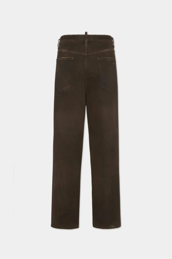 Bull Leatherette Wash Loose Jeans