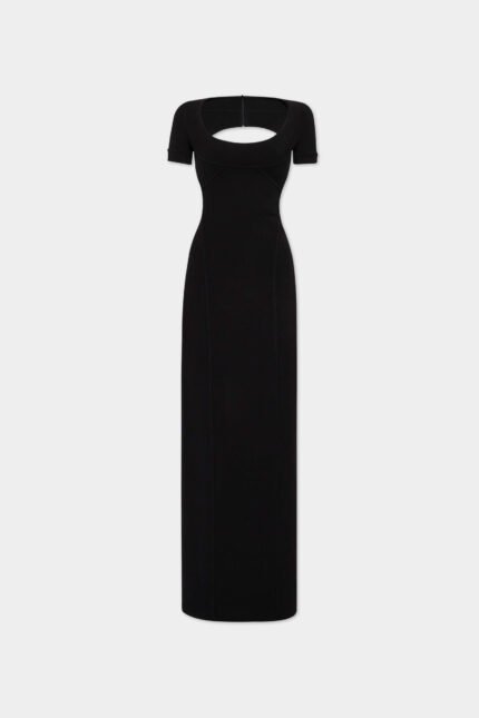 Bodycon Cut-Out Long Dress