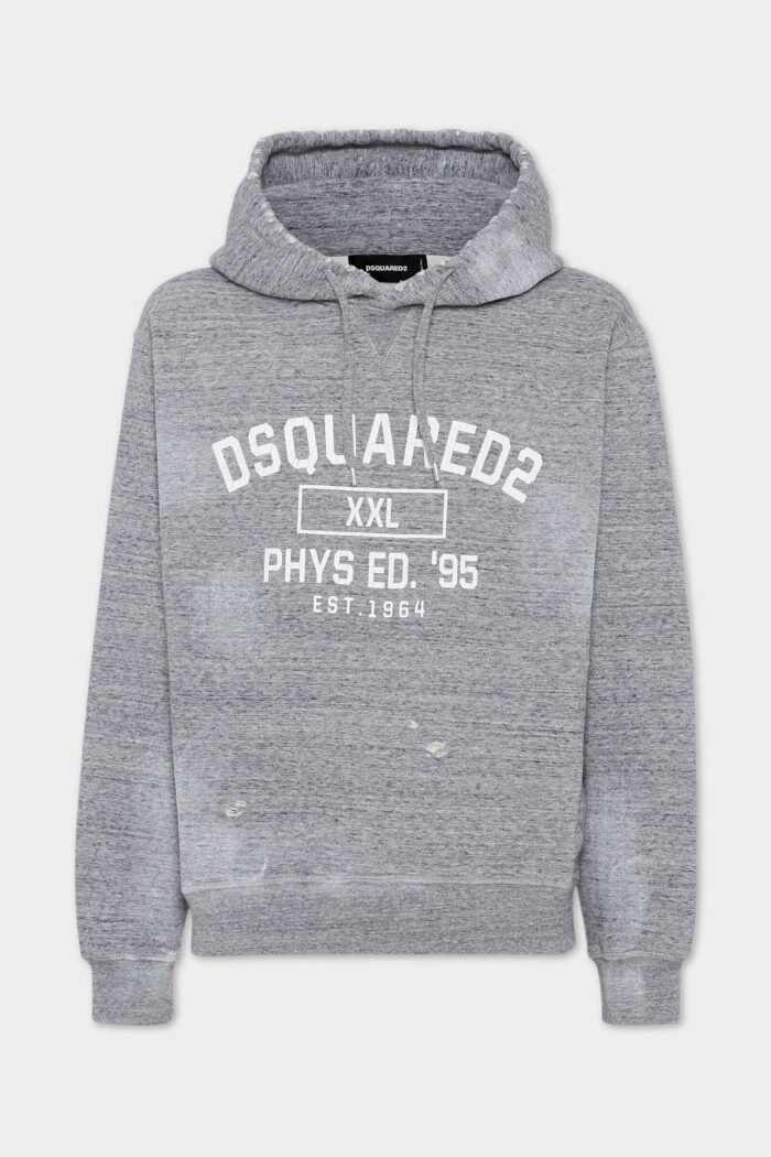 Just Right Fit Distressed Phys Ed Hoodie