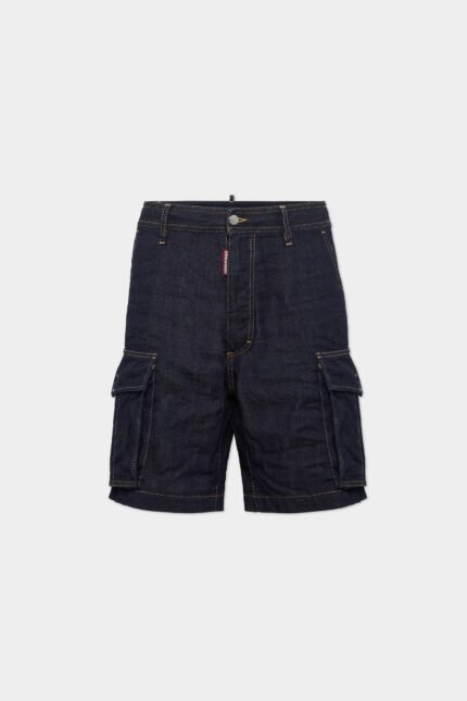 Summer Lovers Dark Wash Cargo Shorts