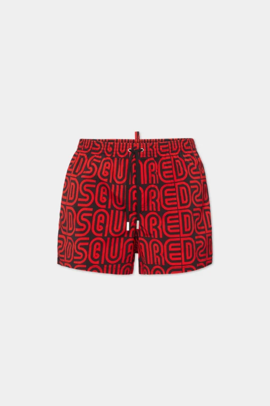 Allover Logo Midi Swim Boxer